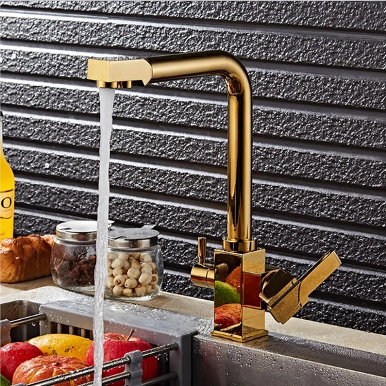 شیر ظرفشویی hyshin دومنظوره بسیار کاربردی بدنه استیل ضد خش و رسوب محصول وارداتی