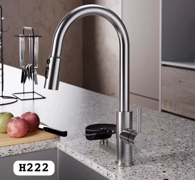شیرظرفشویی آشپزخانه برند هایشین hyshin مدلH222 مدرن با طراحی ارگونومیک و جنس استیل ضدزنگ محصول وارداتی و جدید2025